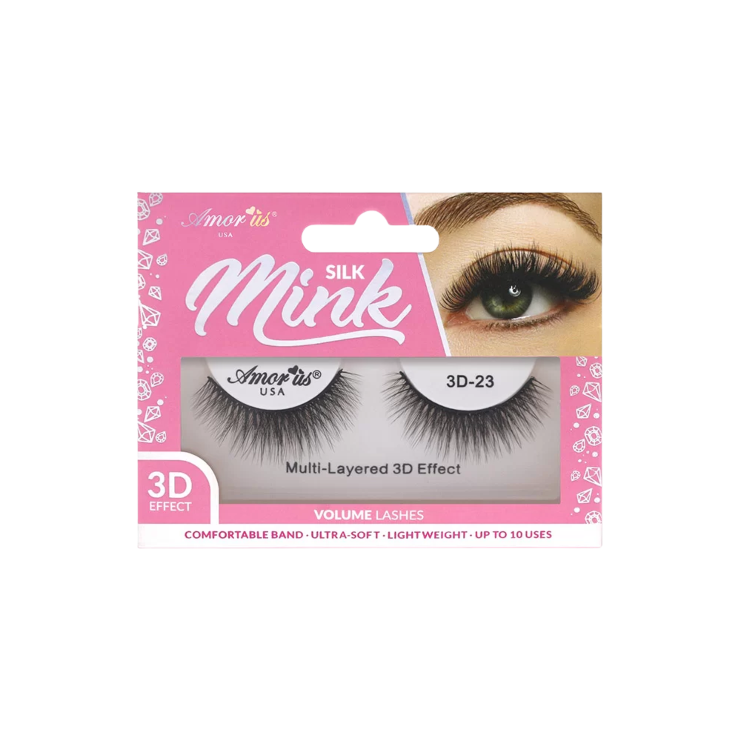 Silk Mink Volume Lashes 3D Effect