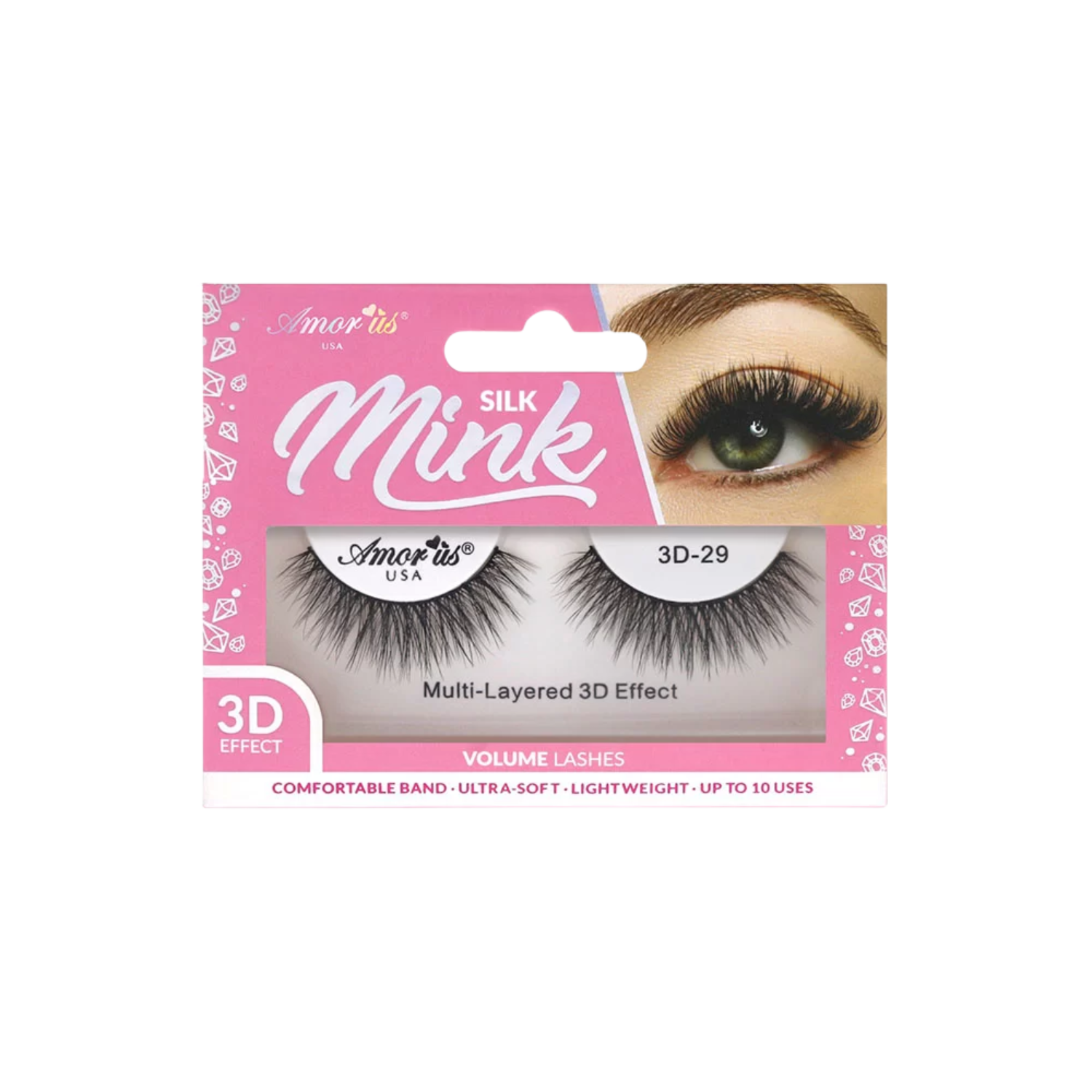 Silk Mink Volume Lashes 3D Effect