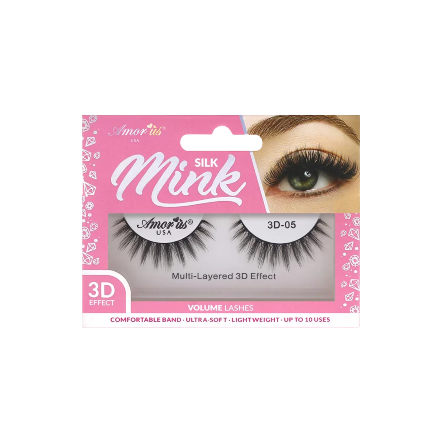Silk Mink Volume Lashes 3D Effect
